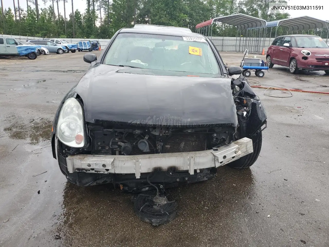 2003 Infiniti G35 VIN: JNKCV51E03M311591 Lot: 55919685