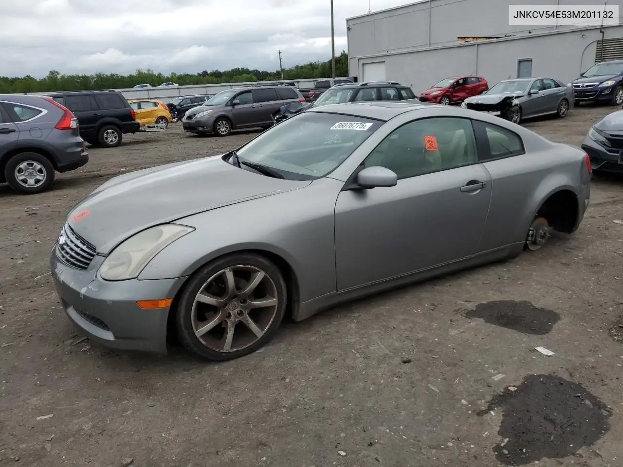 2003 Infiniti G35 VIN: JNKCV54E53M201132 Lot: 56076775