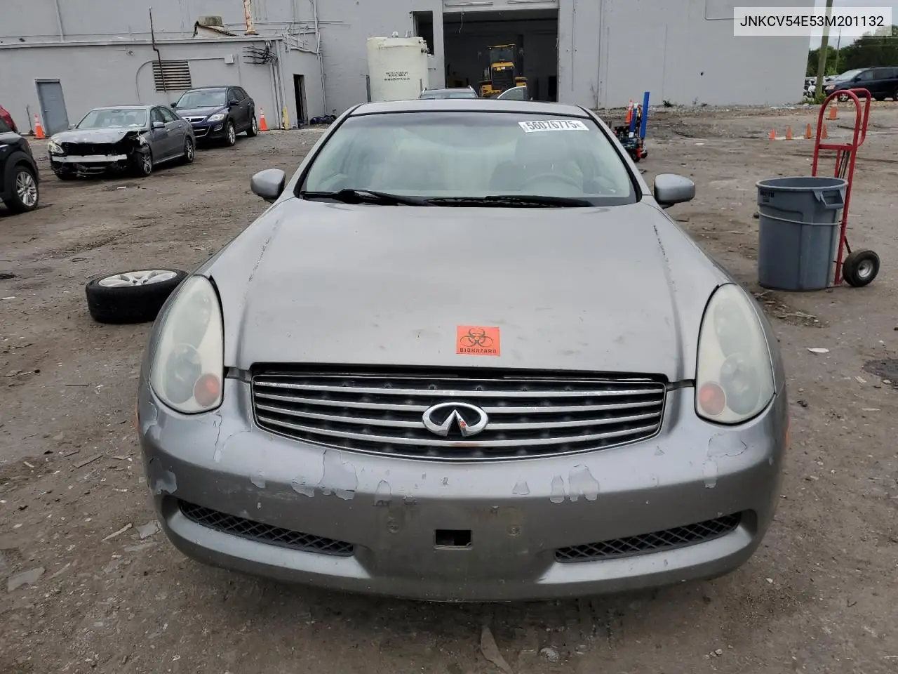 2003 Infiniti G35 VIN: JNKCV54E53M201132 Lot: 56076775