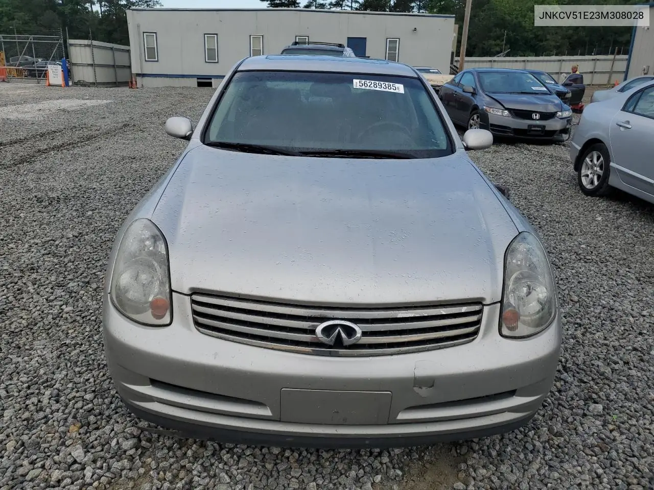 2003 Infiniti G35 VIN: JNKCV51E23M308028 Lot: 56289385