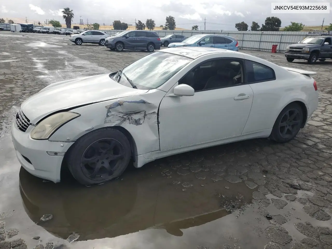 2003 Infiniti G35 VIN: JNKCV54E93M225658 Lot: 56563685