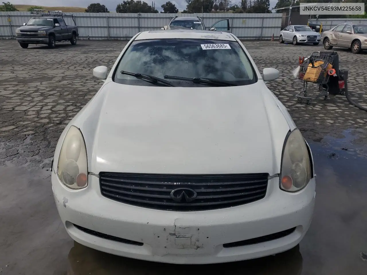 2003 Infiniti G35 VIN: JNKCV54E93M225658 Lot: 56563685