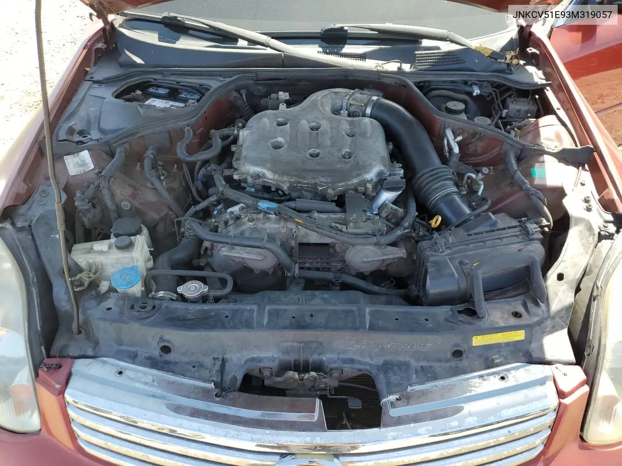 2003 Infiniti G35 VIN: JNKCV51E93M319057 Lot: 57150165
