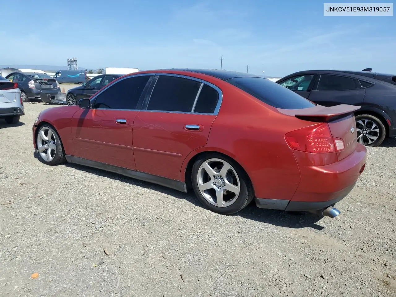 2003 Infiniti G35 VIN: JNKCV51E93M319057 Lot: 57150165