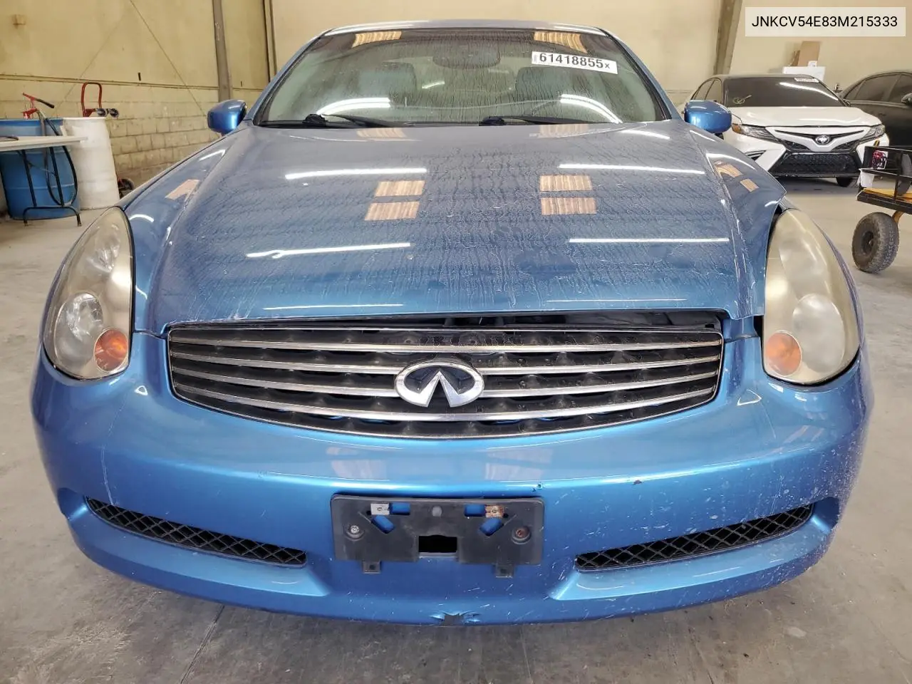 2003 Infiniti G35 VIN: JNKCV54E83M215333 Lot: 61418855