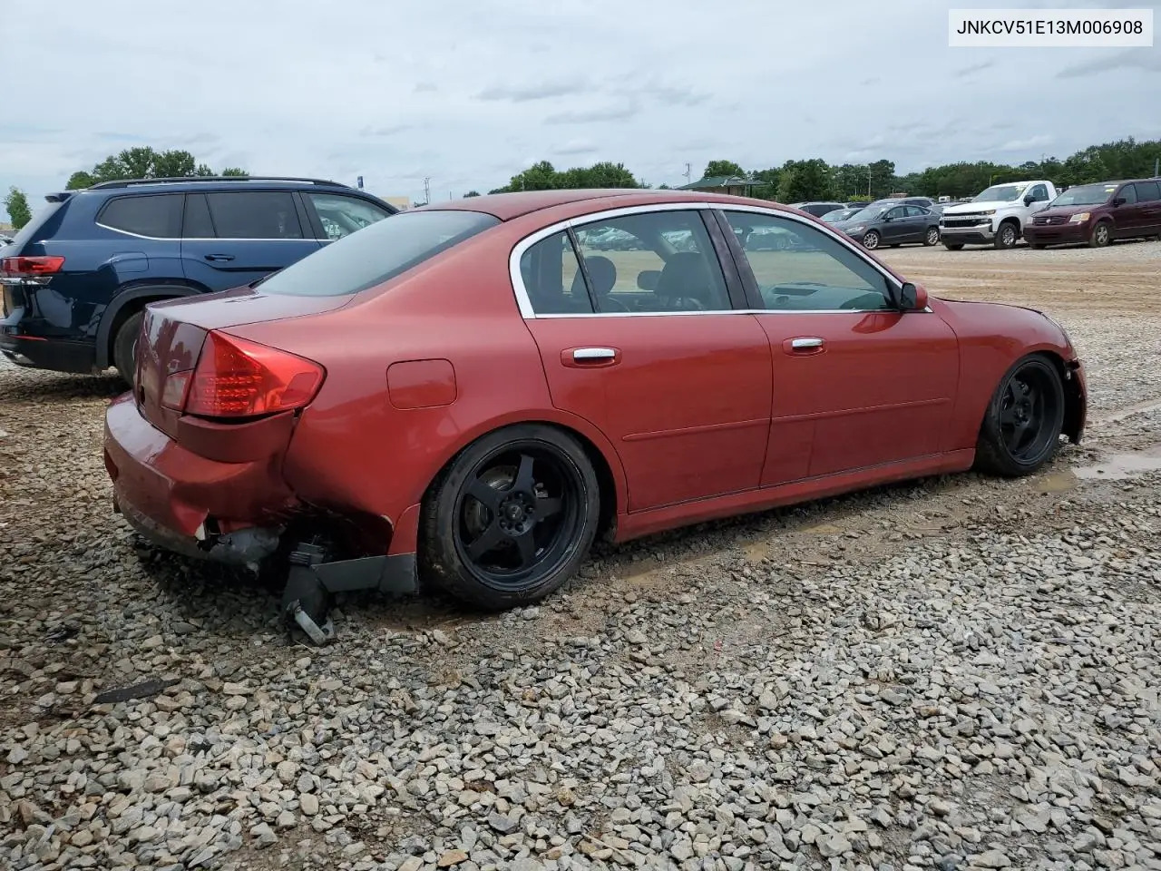 2003 Infiniti G35 VIN: JNKCV51E13M006908 Lot: 61732315