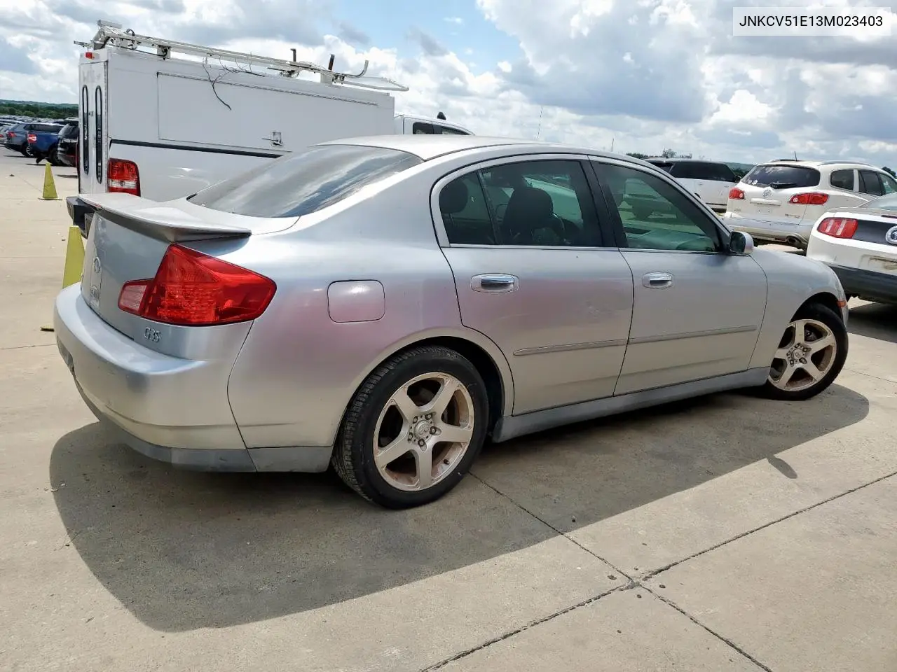 2003 Infiniti G35 VIN: JNKCV51E13M023403 Lot: 61877555