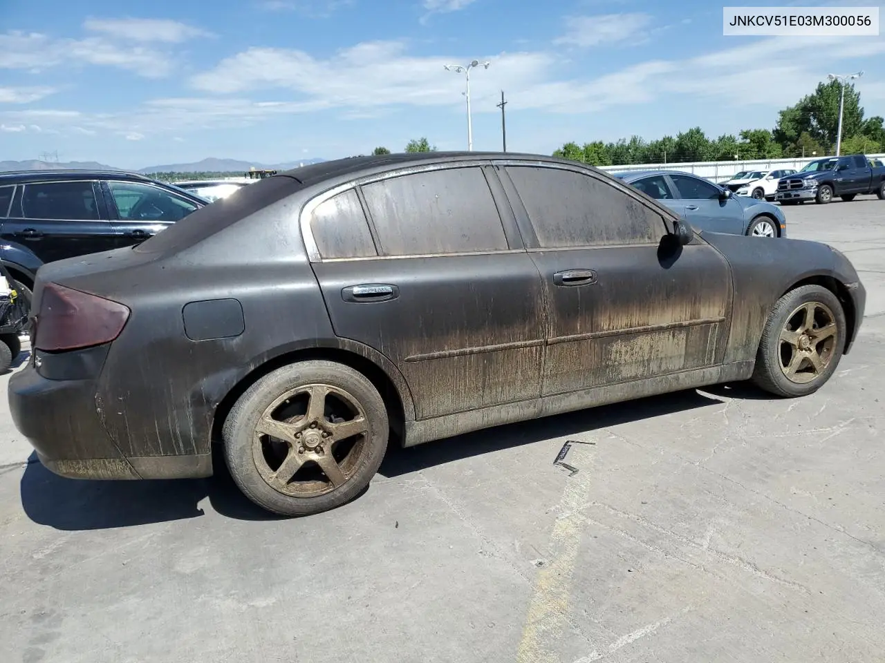 2003 Infiniti G35 VIN: JNKCV51E03M300056 Lot: 65186485
