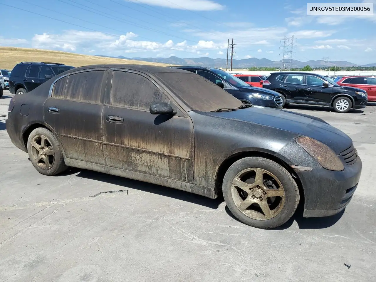 2003 Infiniti G35 VIN: JNKCV51E03M300056 Lot: 65186485