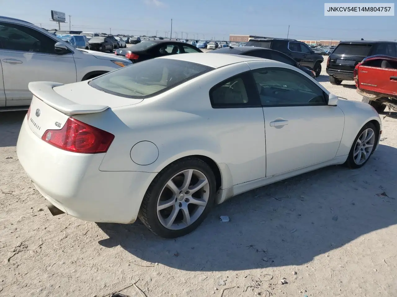 2004 Infiniti G35 VIN: JNKCV54E14M804757 Lot: 46757575