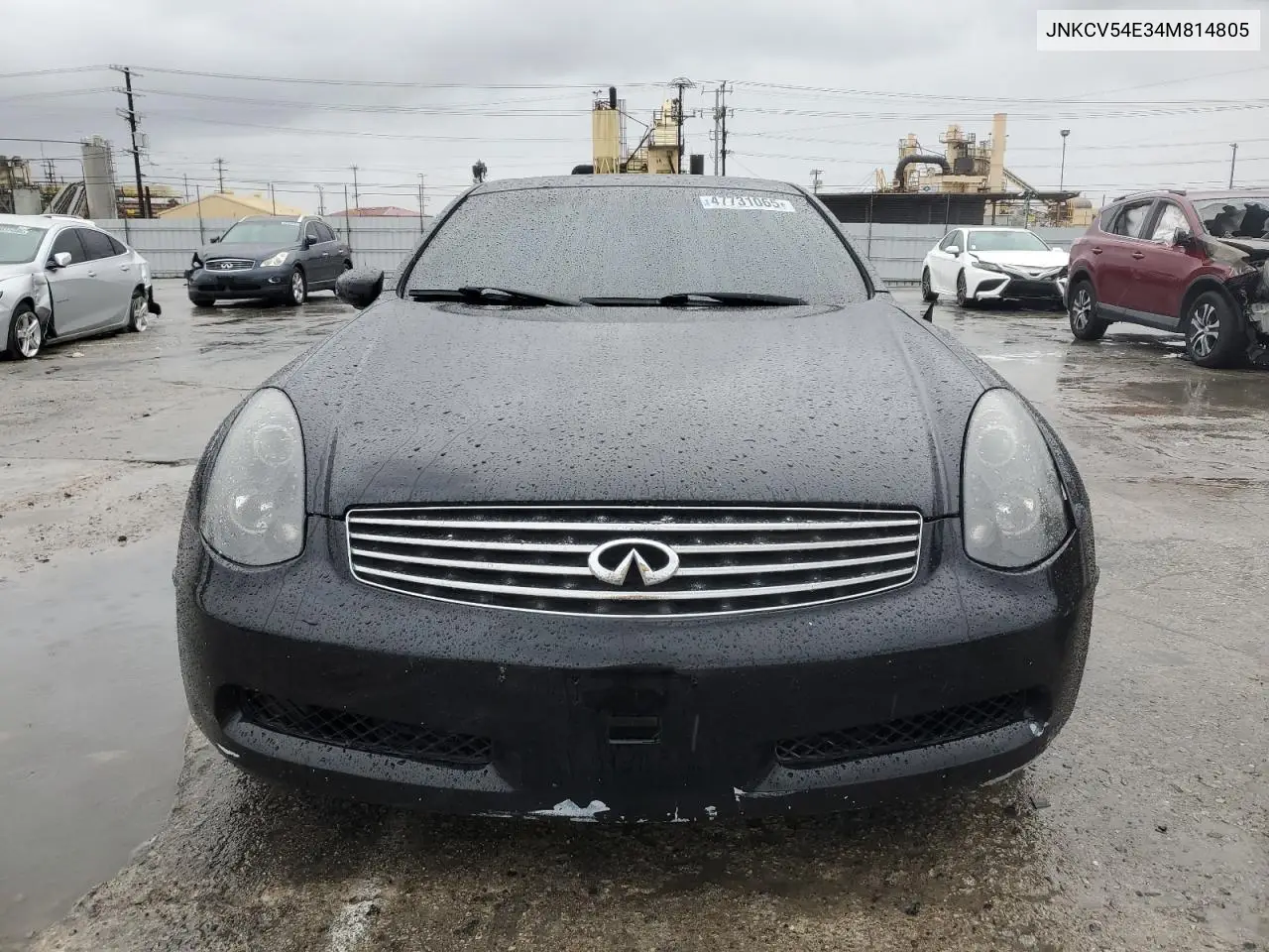 2004 Infiniti G35 VIN: JNKCV54E34M814805 Lot: 47731065