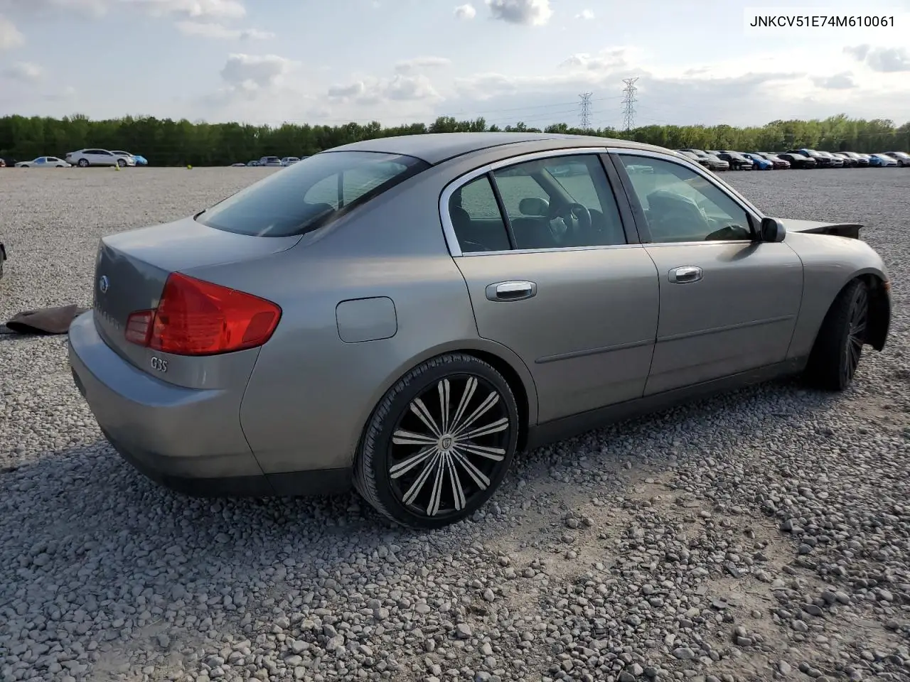 2004 Infiniti G35 VIN: JNKCV51E74M610061 Lot: 52625185
