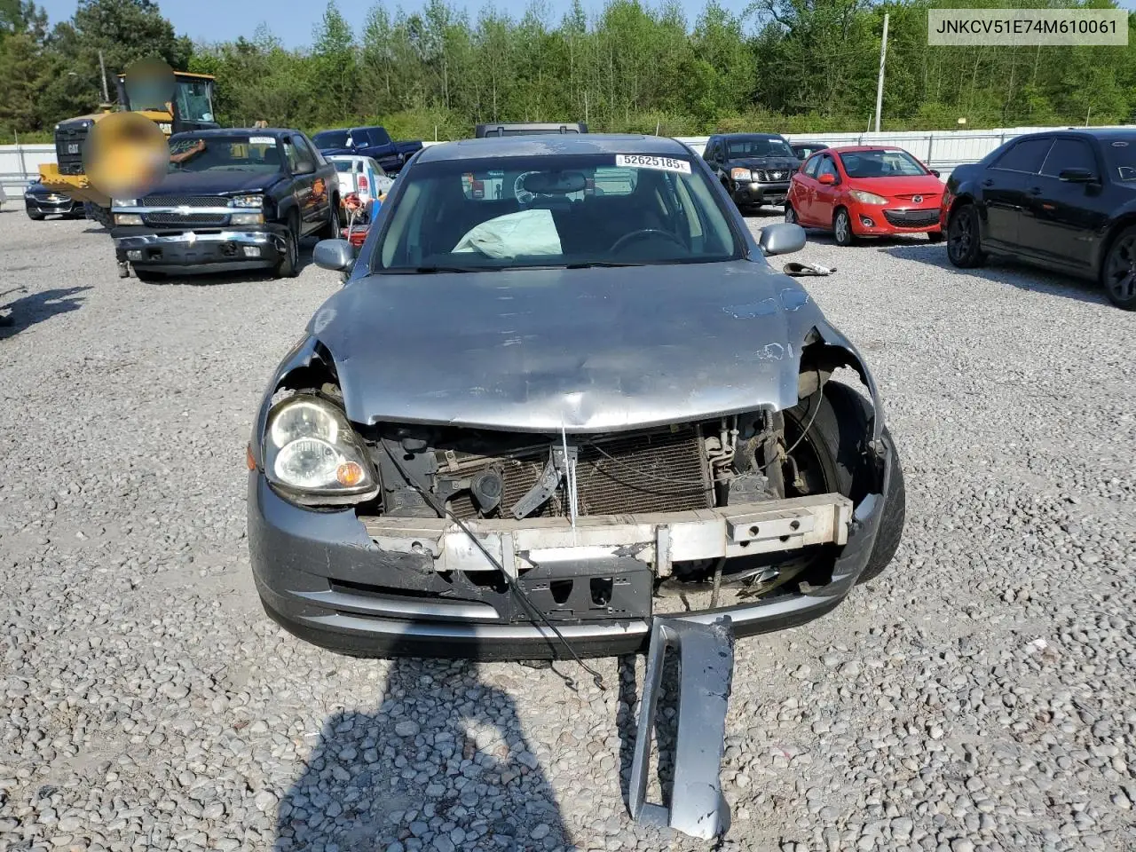 2004 Infiniti G35 VIN: JNKCV51E74M610061 Lot: 52625185