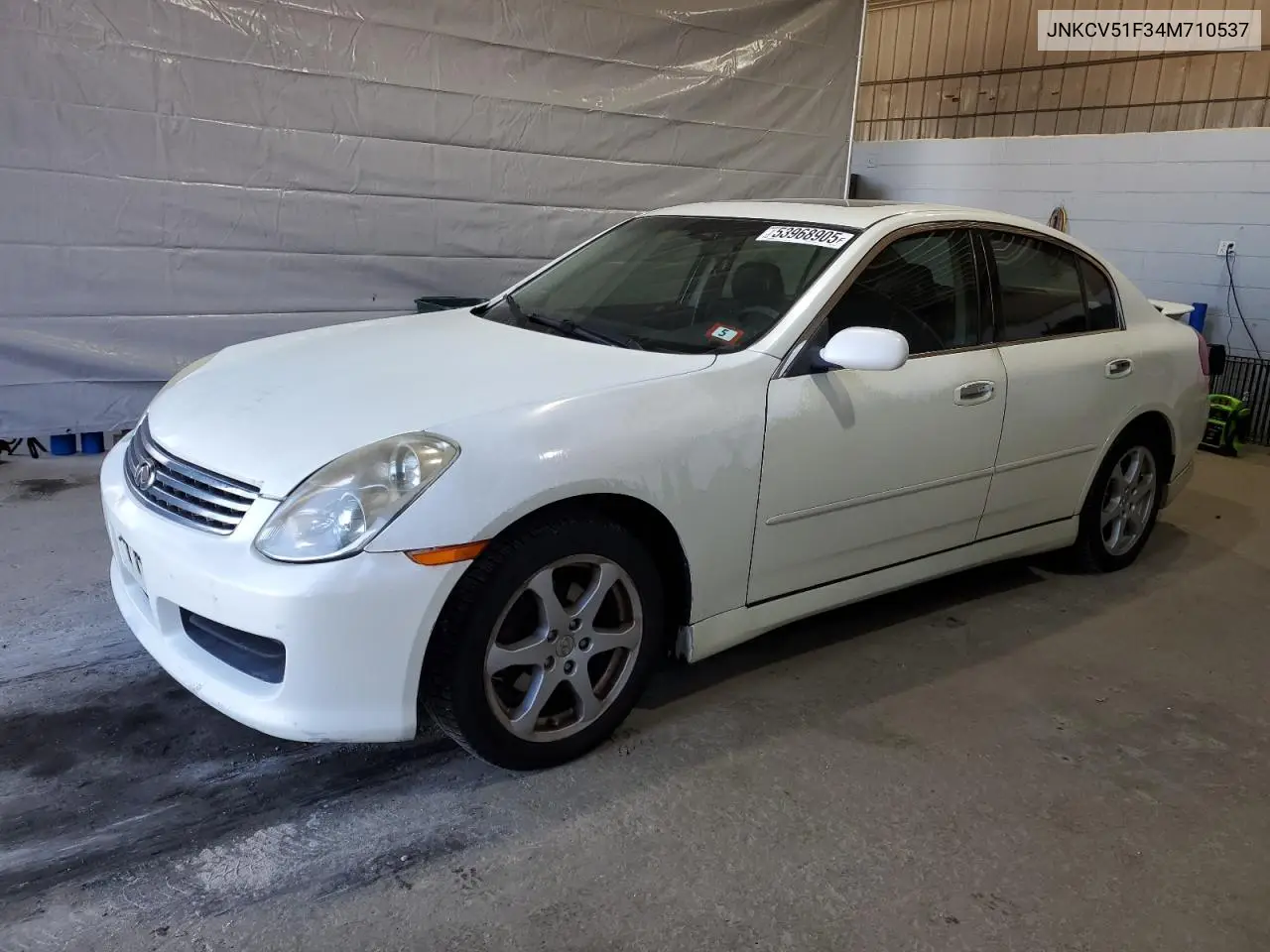 2004 Infiniti G35 VIN: JNKCV51F34M710537 Lot: 53968905