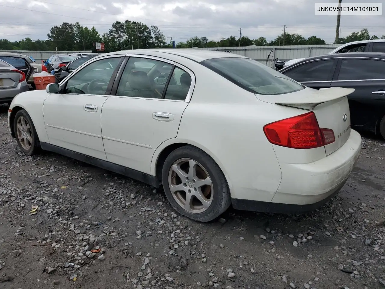 2004 Infiniti G35 VIN: JNKCV51E14M104001 Lot: 55455475