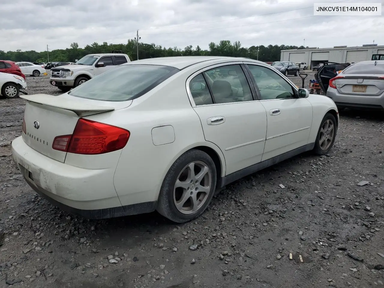 2004 Infiniti G35 VIN: JNKCV51E14M104001 Lot: 55455475