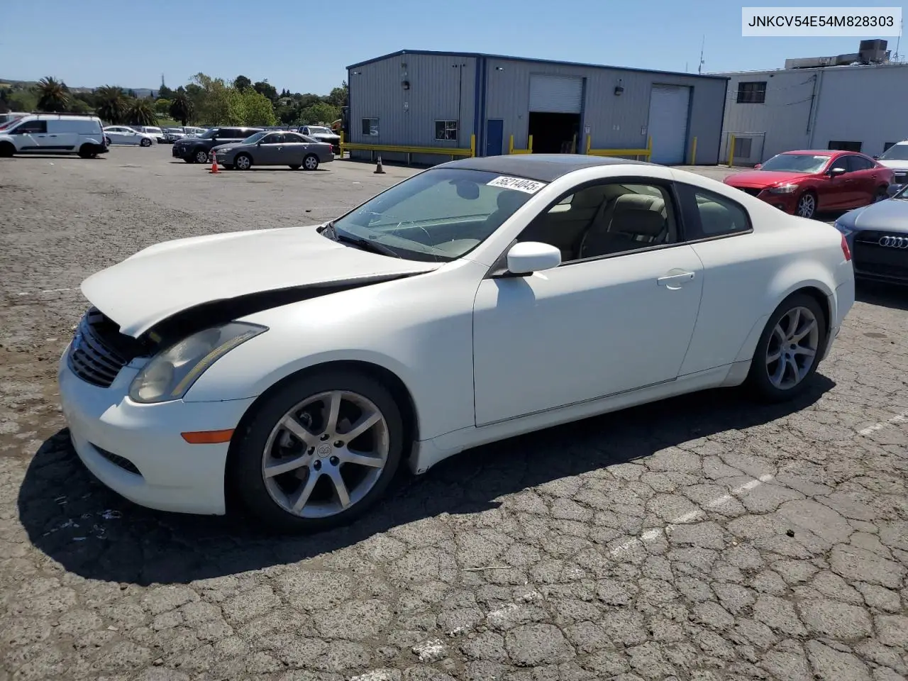 2004 Infiniti G35 VIN: JNKCV54E54M828303 Lot: 56214045