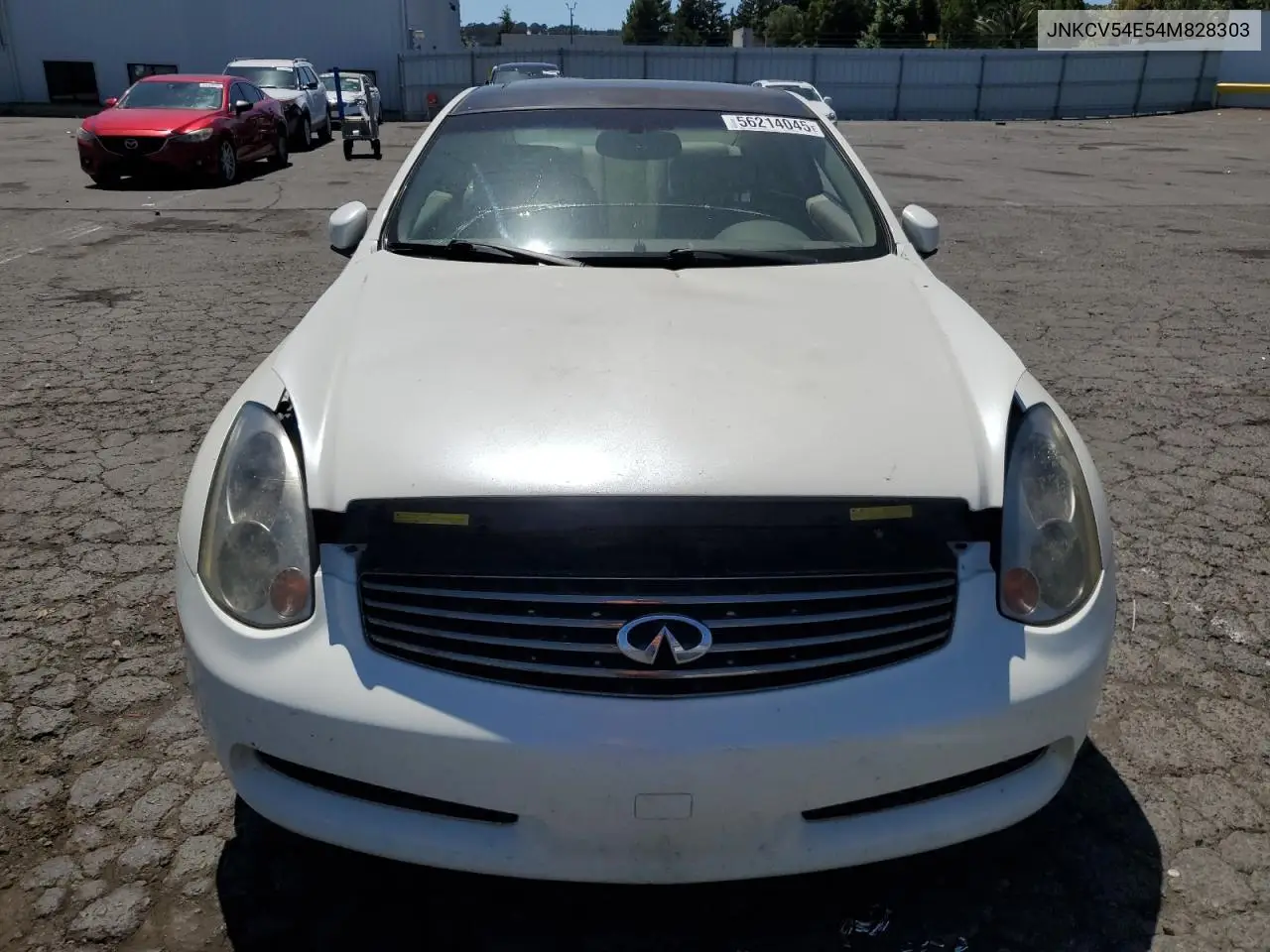 2004 Infiniti G35 VIN: JNKCV54E54M828303 Lot: 56214045