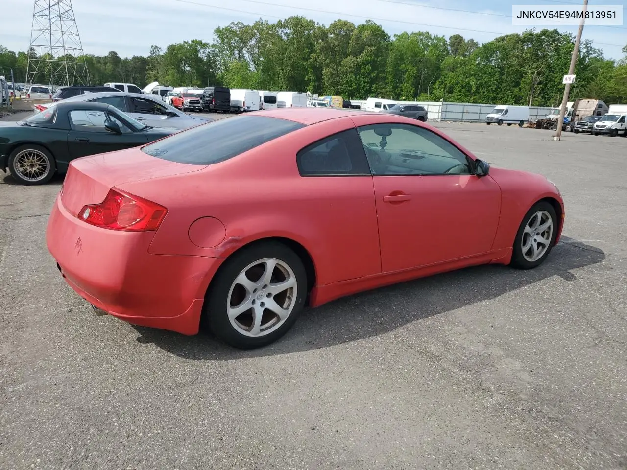 2004 Infiniti G35 VIN: JNKCV54E94M813951 Lot: 56457375