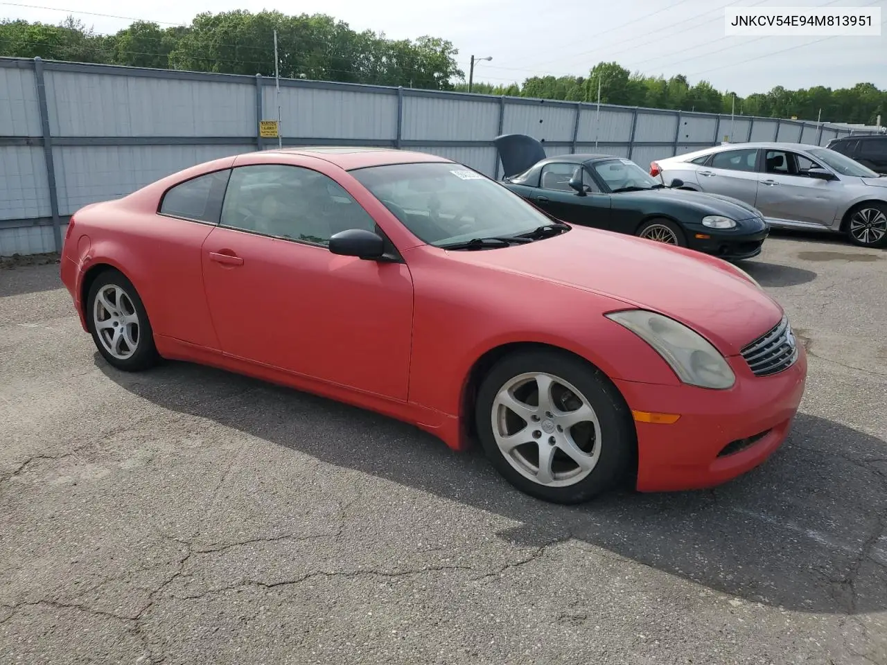 2004 Infiniti G35 VIN: JNKCV54E94M813951 Lot: 56457375