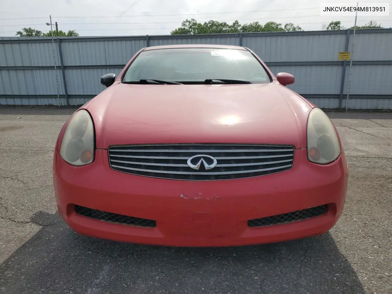 2004 Infiniti G35 VIN: JNKCV54E94M813951 Lot: 56457375