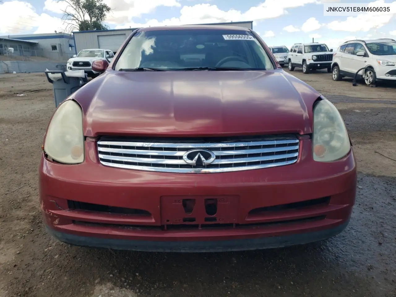 2004 Infiniti G35 VIN: JNKCV51E84M606035 Lot: 59556555