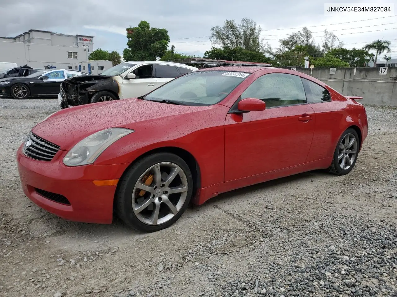 2004 Infiniti G35 VIN: JNKCV54E34M827084 Lot: 62012345