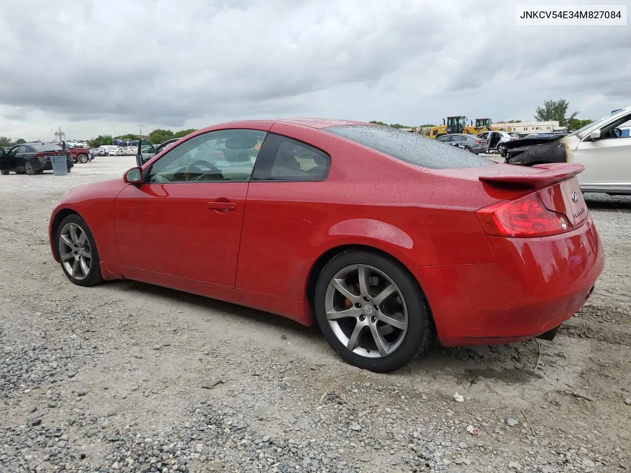 2004 Infiniti G35 VIN: JNKCV54E34M827084 Lot: 62012345