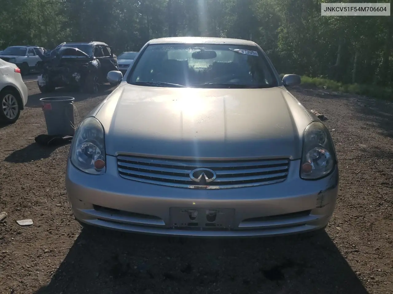 2004 Infiniti G35 VIN: JNKCV51F54M706604 Lot: 62117395