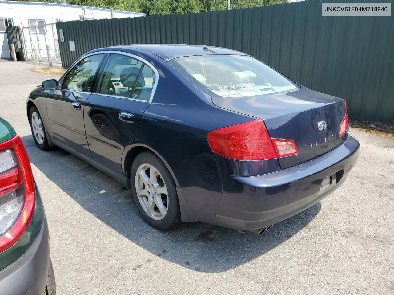 2004 Infiniti G35 VIN: JNKCV51F04M718840 Lot: 62203775