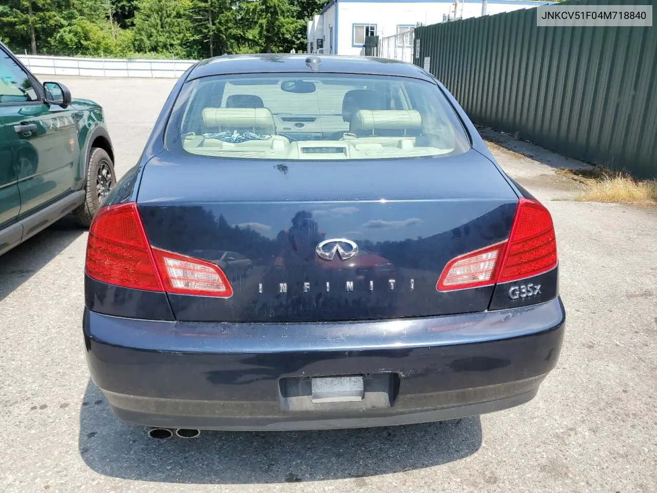 2004 Infiniti G35 VIN: JNKCV51F04M718840 Lot: 62203775
