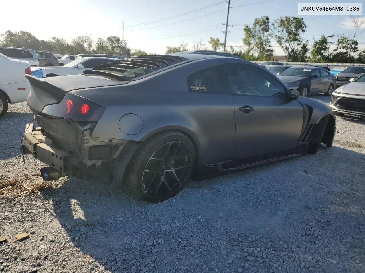 2004 Infiniti G35 VIN: JNKCV54E54M810335 Lot: 62605775