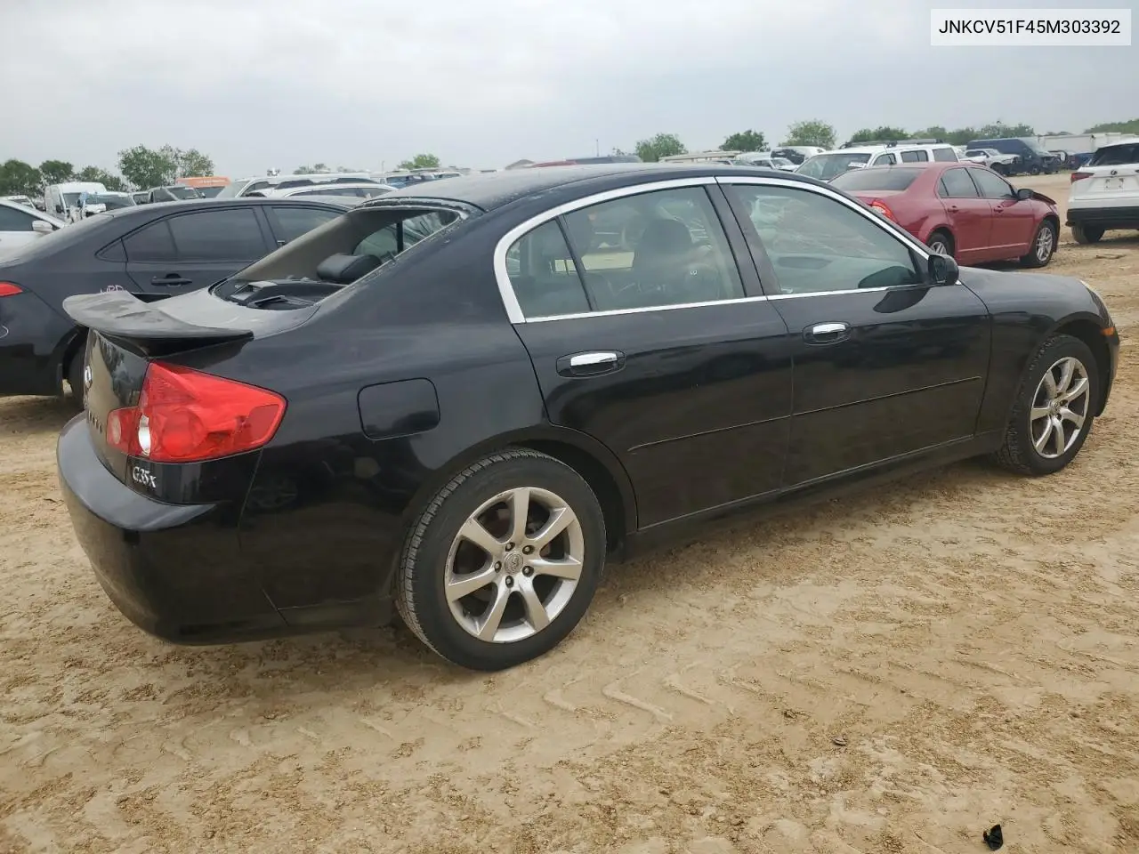 2005 Infiniti G35 VIN: JNKCV51F45M303392 Lot: 50579425
