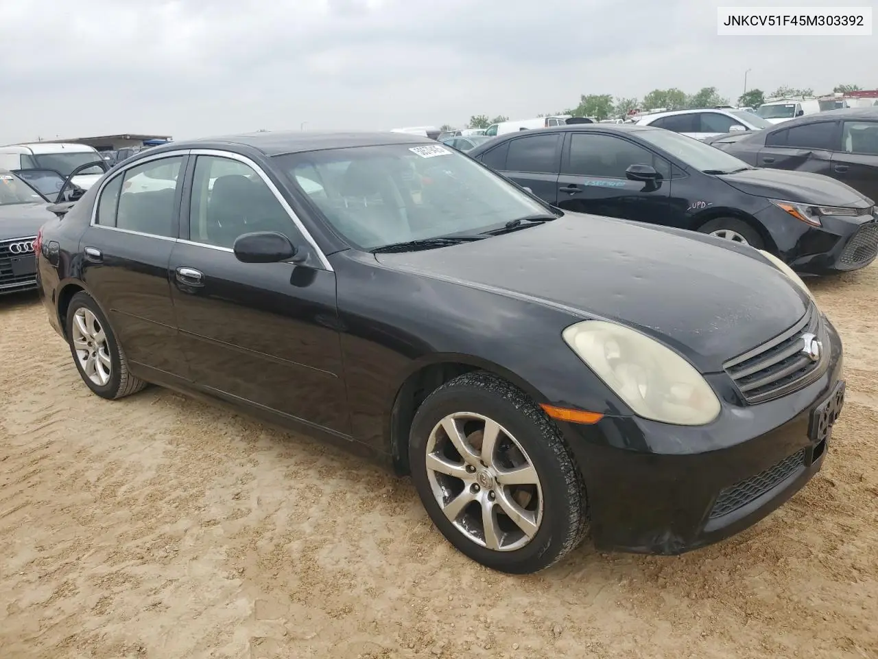 2005 Infiniti G35 VIN: JNKCV51F45M303392 Lot: 50579425