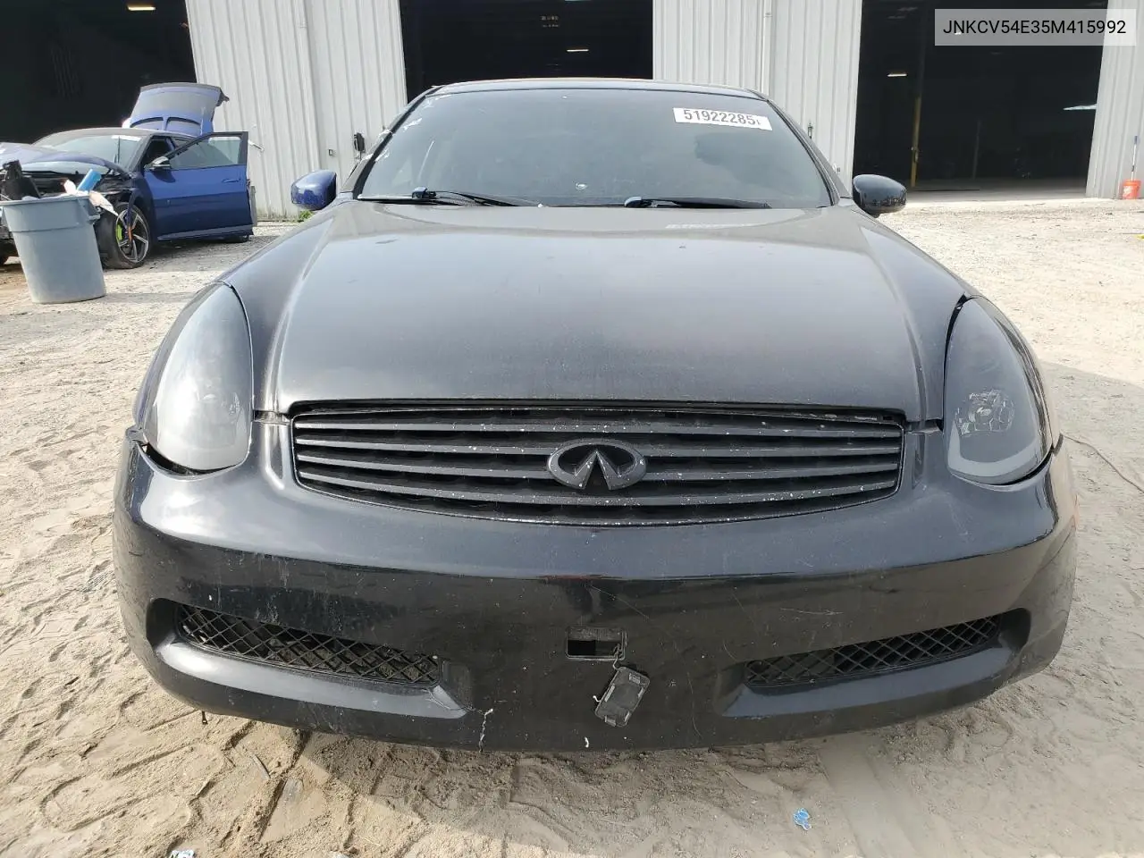 2005 Infiniti G35 VIN: JNKCV54E35M415992 Lot: 51922285