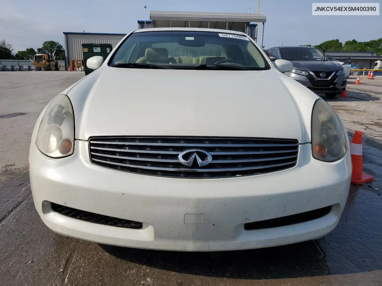 2005 Infiniti G35 VIN: JNKCV54EX5M400390 Lot: 54713485