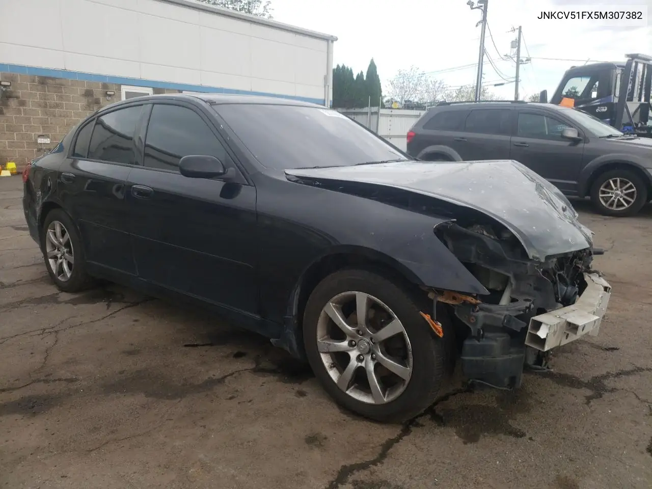2005 Infiniti G35 VIN: JNKCV51FX5M307382 Lot: 55740055
