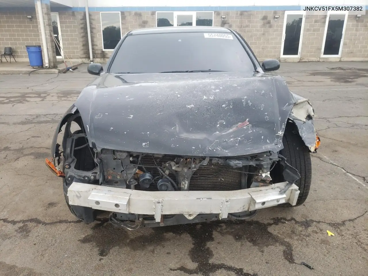 2005 Infiniti G35 VIN: JNKCV51FX5M307382 Lot: 55740055