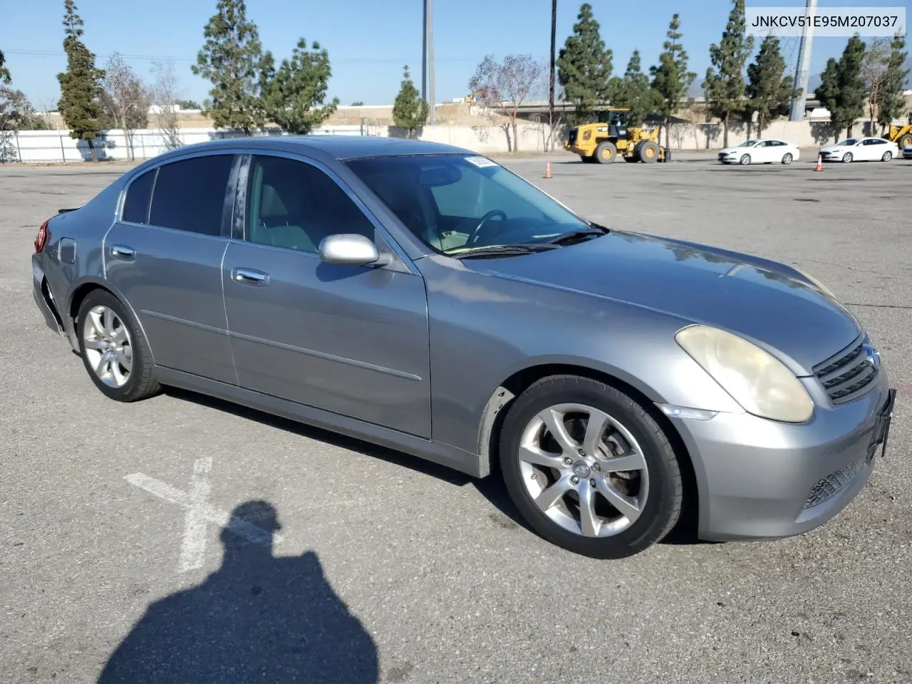 2005 Infiniti G35 VIN: JNKCV51E95M207037 Lot: 55903575