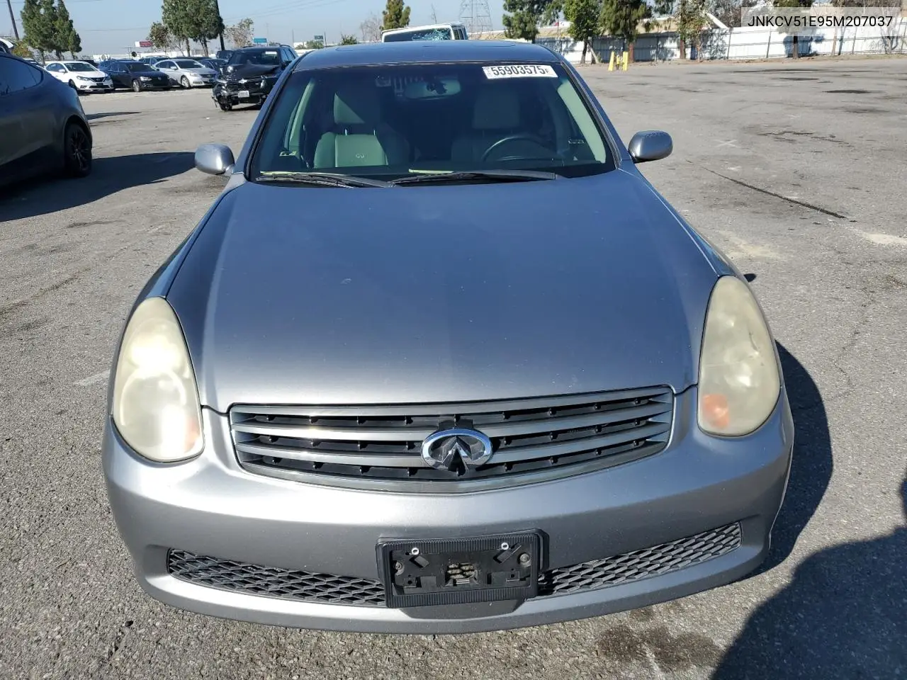 2005 Infiniti G35 VIN: JNKCV51E95M207037 Lot: 55903575