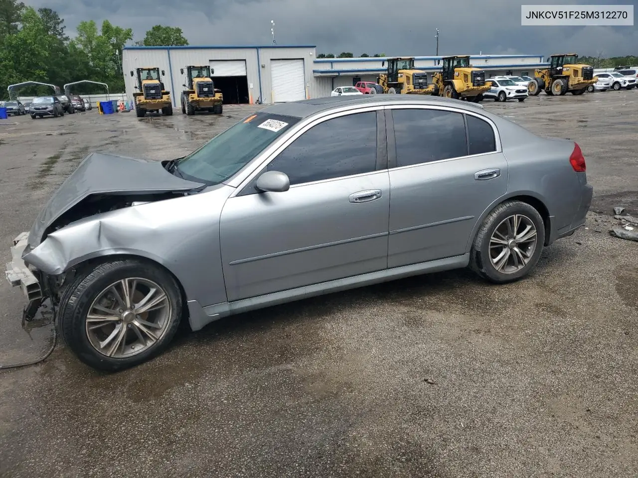 2005 Infiniti G35 VIN: JNKCV51F25M312270 Lot: 56040315