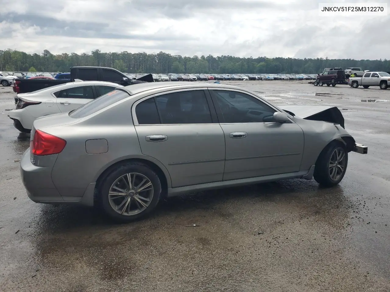 2005 Infiniti G35 VIN: JNKCV51F25M312270 Lot: 56040315