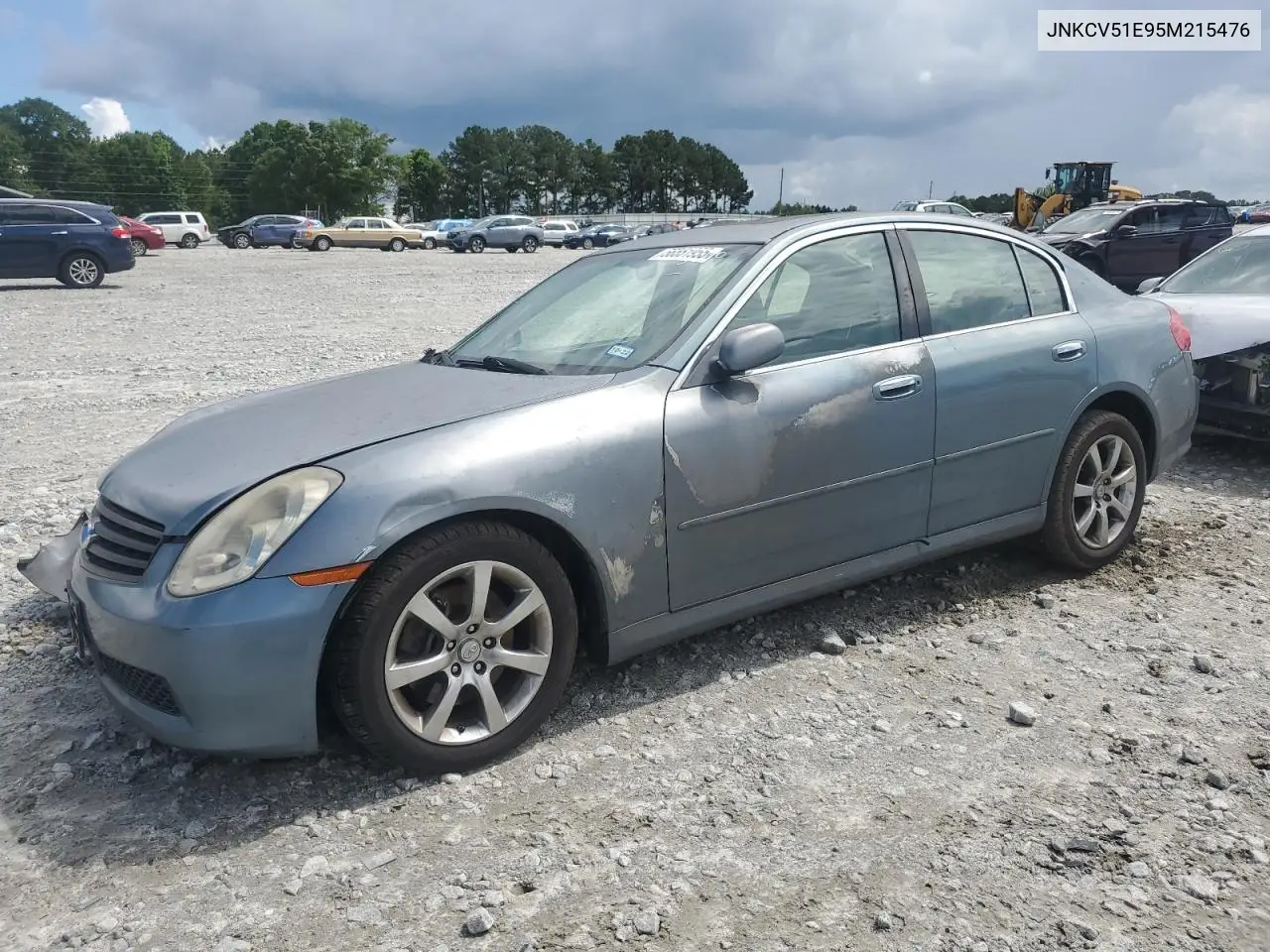 2005 Infiniti G35 VIN: JNKCV51E95M215476 Lot: 56551955