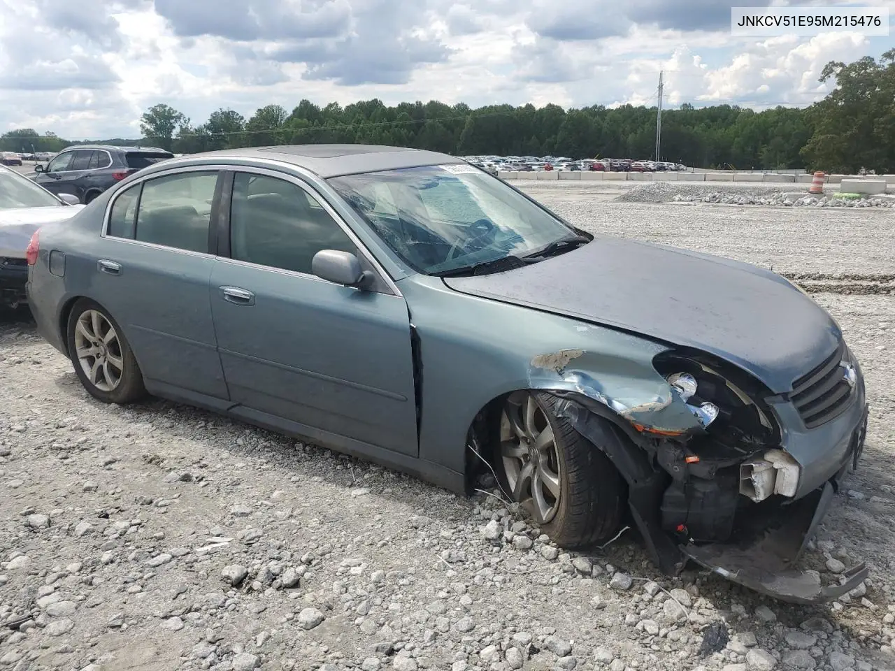 2005 Infiniti G35 VIN: JNKCV51E95M215476 Lot: 56551955