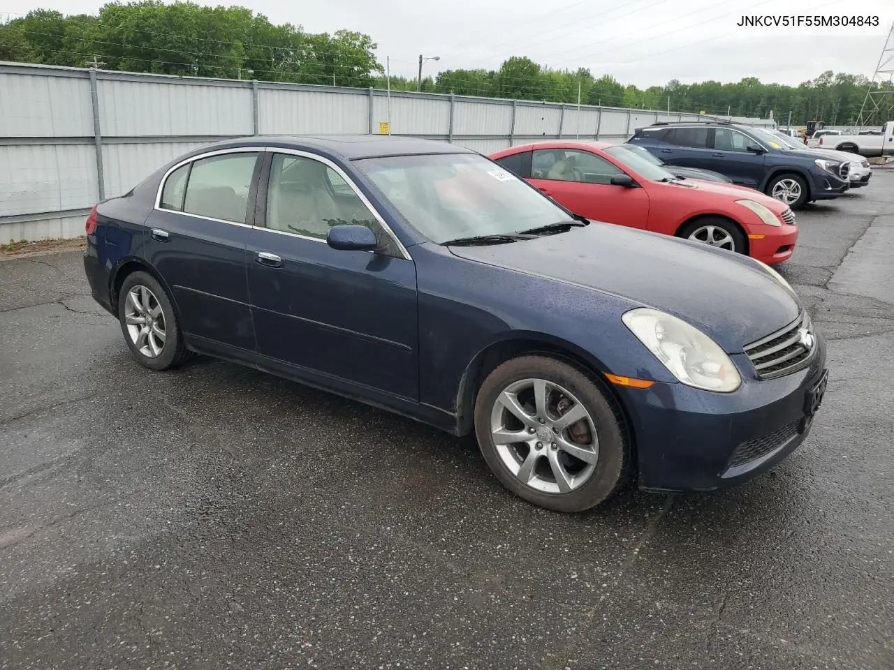 2005 Infiniti G35 VIN: JNKCV51F55M304843 Lot: 56918755
