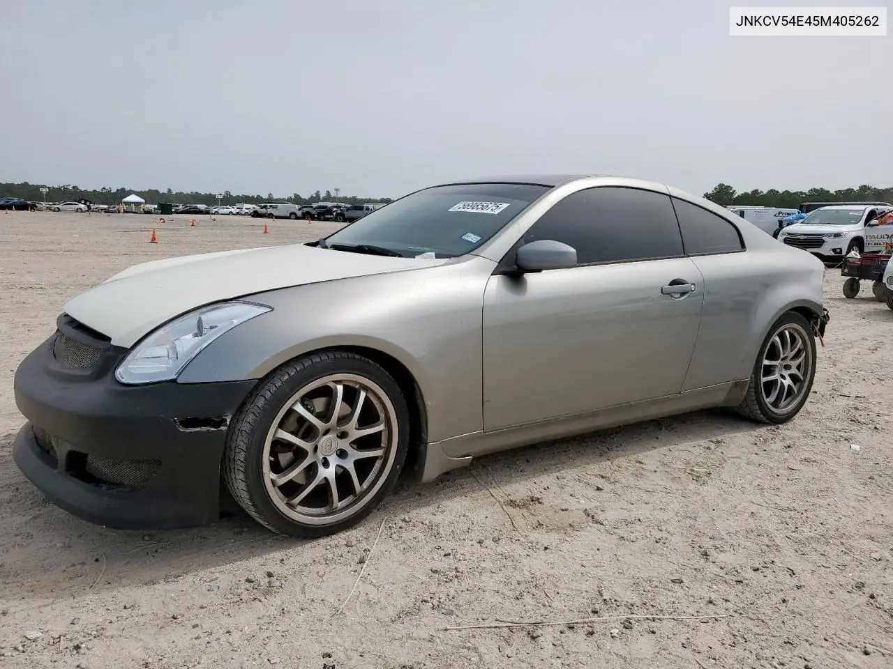 2005 Infiniti G35 VIN: JNKCV54E45M405262 Lot: 56985675