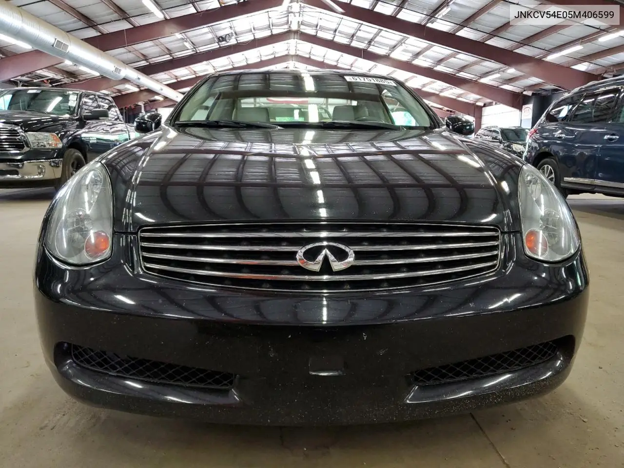 2005 Infiniti G35 VIN: JNKCV54E05M406599 Lot: 61751885