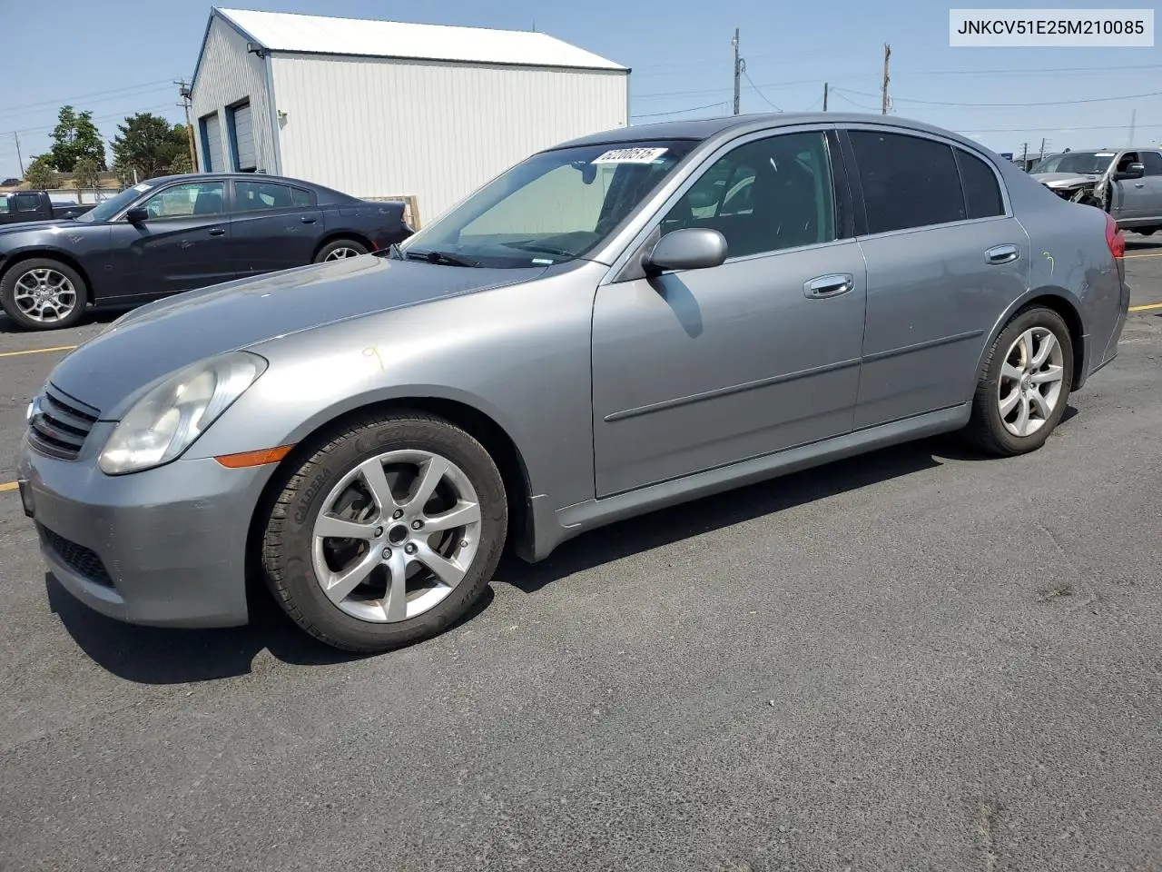 2005 Infiniti G35 VIN: JNKCV51E25M210085 Lot: 62200515