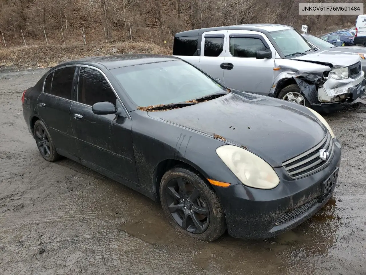 2006 Infiniti G35 VIN: JNKCV51F76M601484 Lot: 47384015