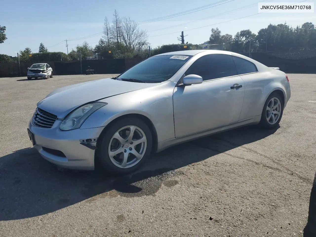 2006 Infiniti G35 VIN: JNKCV54E36M710768 Lot: 49982355